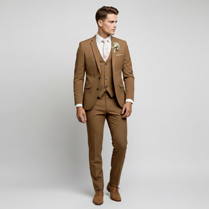 Julian | Wool Blend Three-Piece Suit for Men