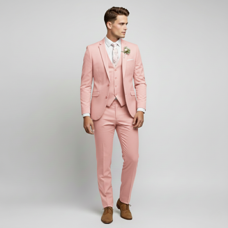 Julian | Wool Blend Three-Piece Suit for Men
