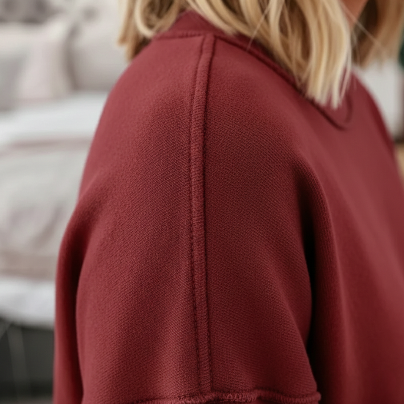 Aria | Relaxed Fit Cotton Sweatshirt for Women