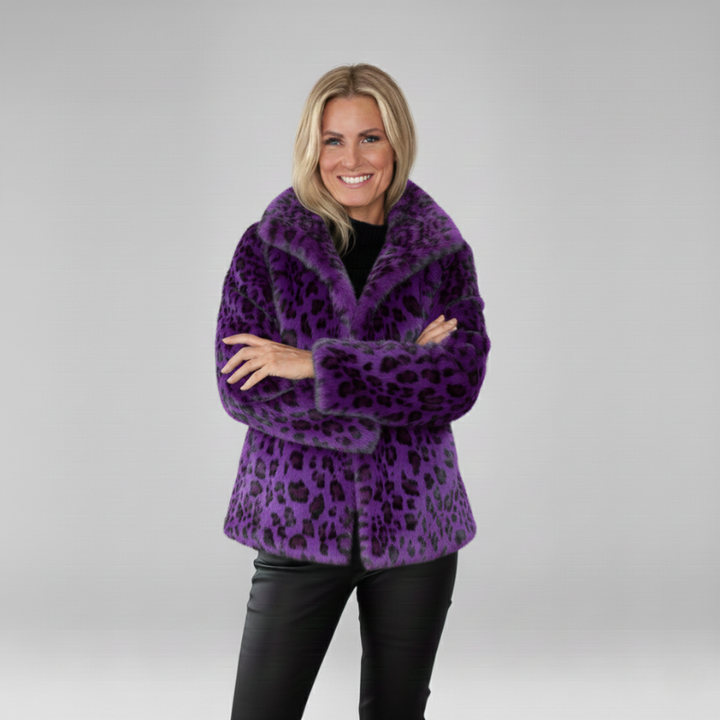 Leona | Oversized Faux Fur Leopard Coat