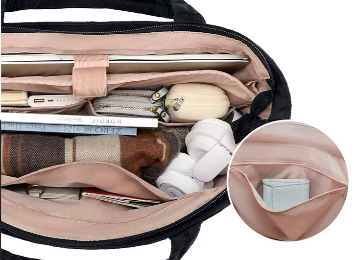 Lovy Puffer Bag | Lightweight Quilted Women’s Tote Bag