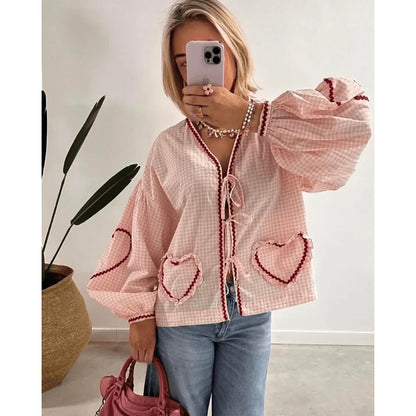 Alliah Heart Top | Stylish Women’s Casual Top